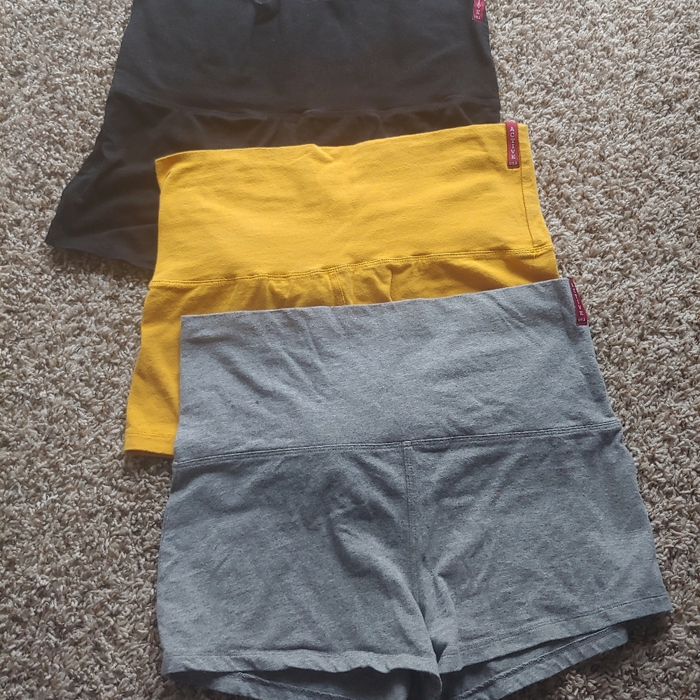 3 Pack Yoga Shorts